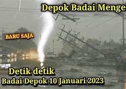 Hujan Badai Di Depok Hari Ini